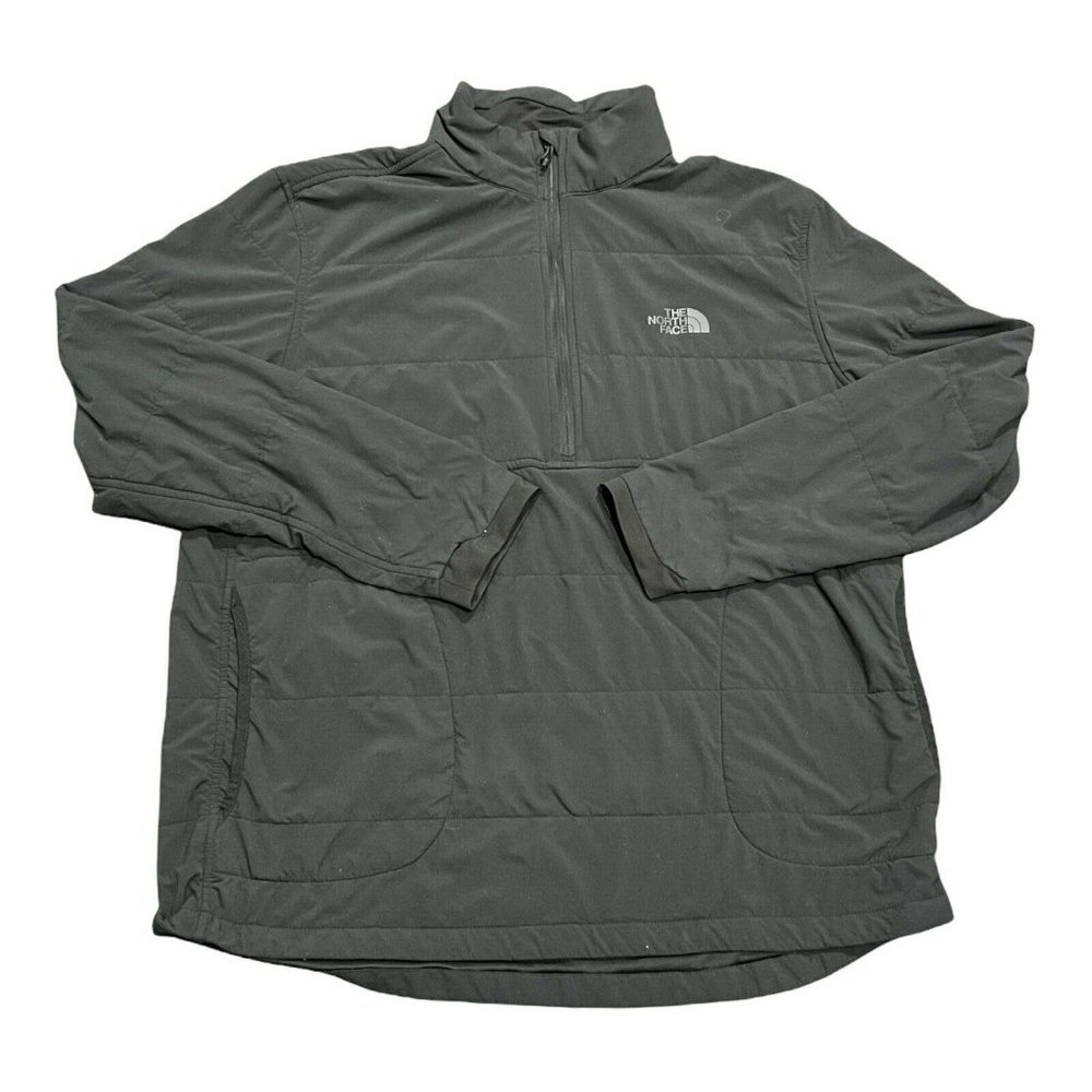 North Face Mens Pullover Size XL Mountain Sweatshirt 3.0 1/2 zip Black